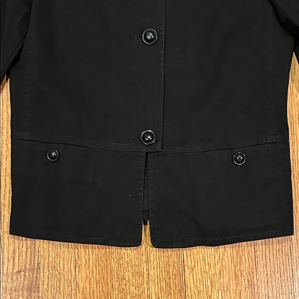 Talbots Classic Black Women's Jacket Size 8 - Picture 9 of 10